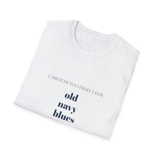 Carlton Football Club AFL- Old Navy Blues unisex tee