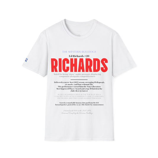 Ed Richards Western Bulldogs AFL unisex t-shirt
