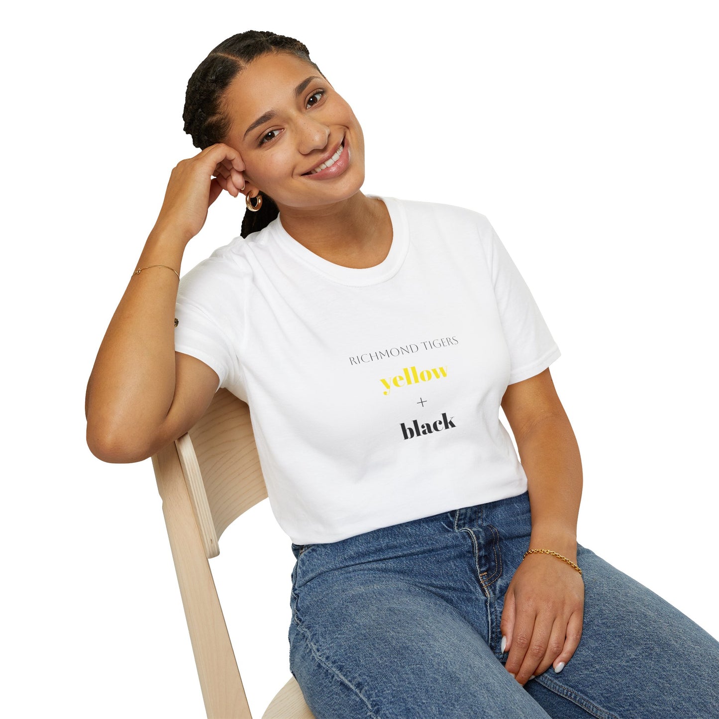 Richmond Tigers yellow + black Unisex tee