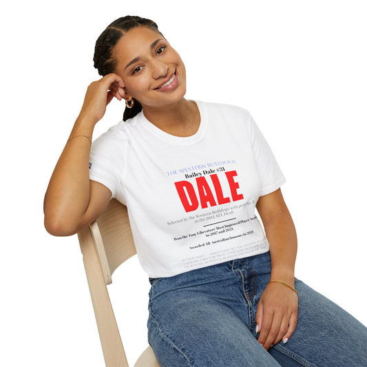 AFL Facts Unisex T-Shirt - Bailey Dale, Western Bulldogs Design